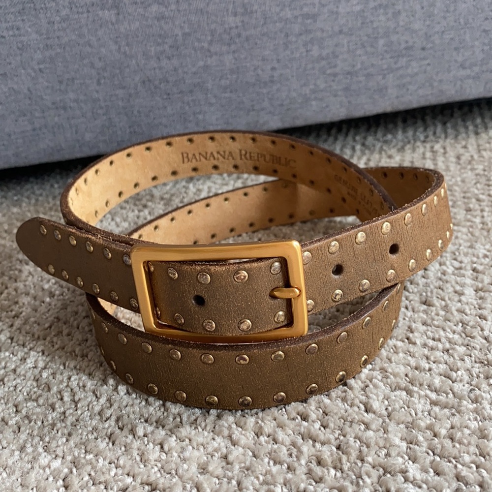 Banana Republic belt - genuine leather with metal
